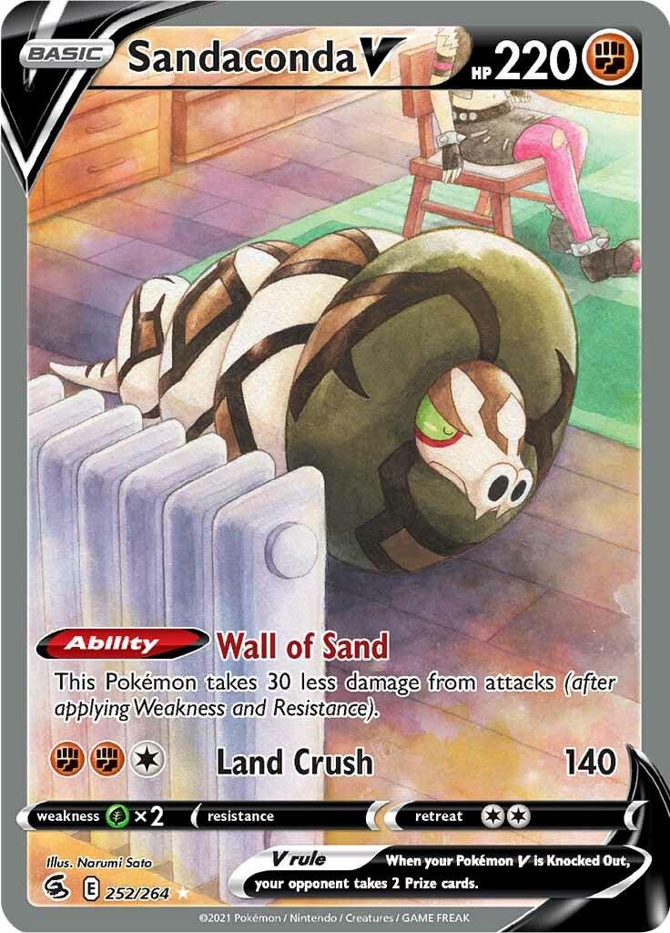 Sandaconda V #252/264 Fusion Strike