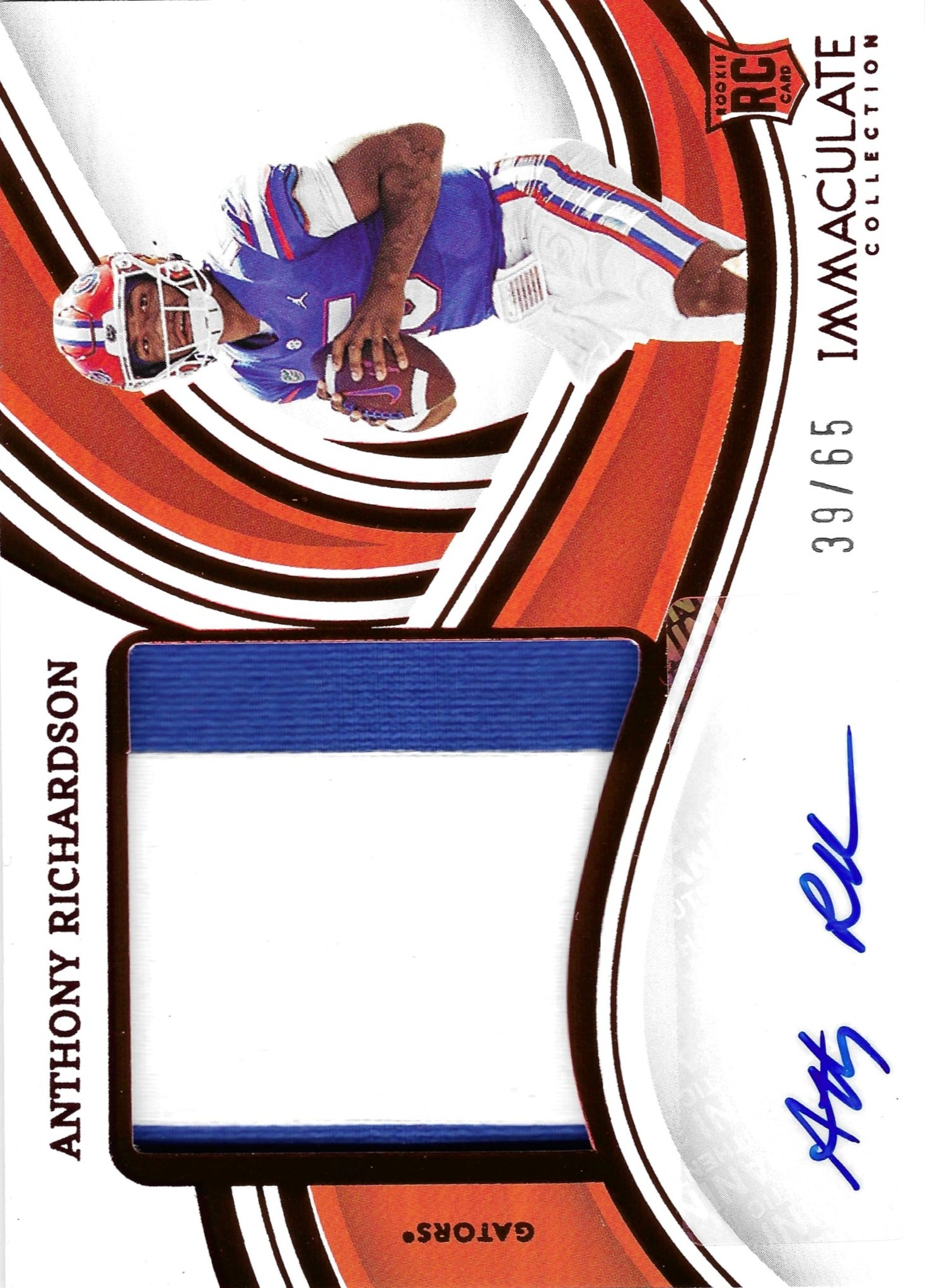 2023 Panini Immaculate Collegiate Anthony Richardson Ruby PPRA-ANR