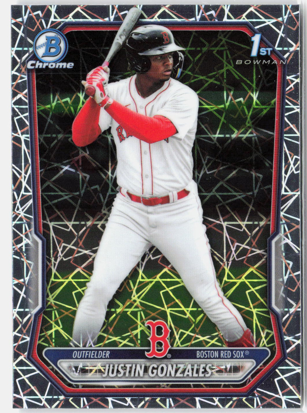 2026 Bowman Chrome Justin Gonzales #BCP-141 Lazer Refractor