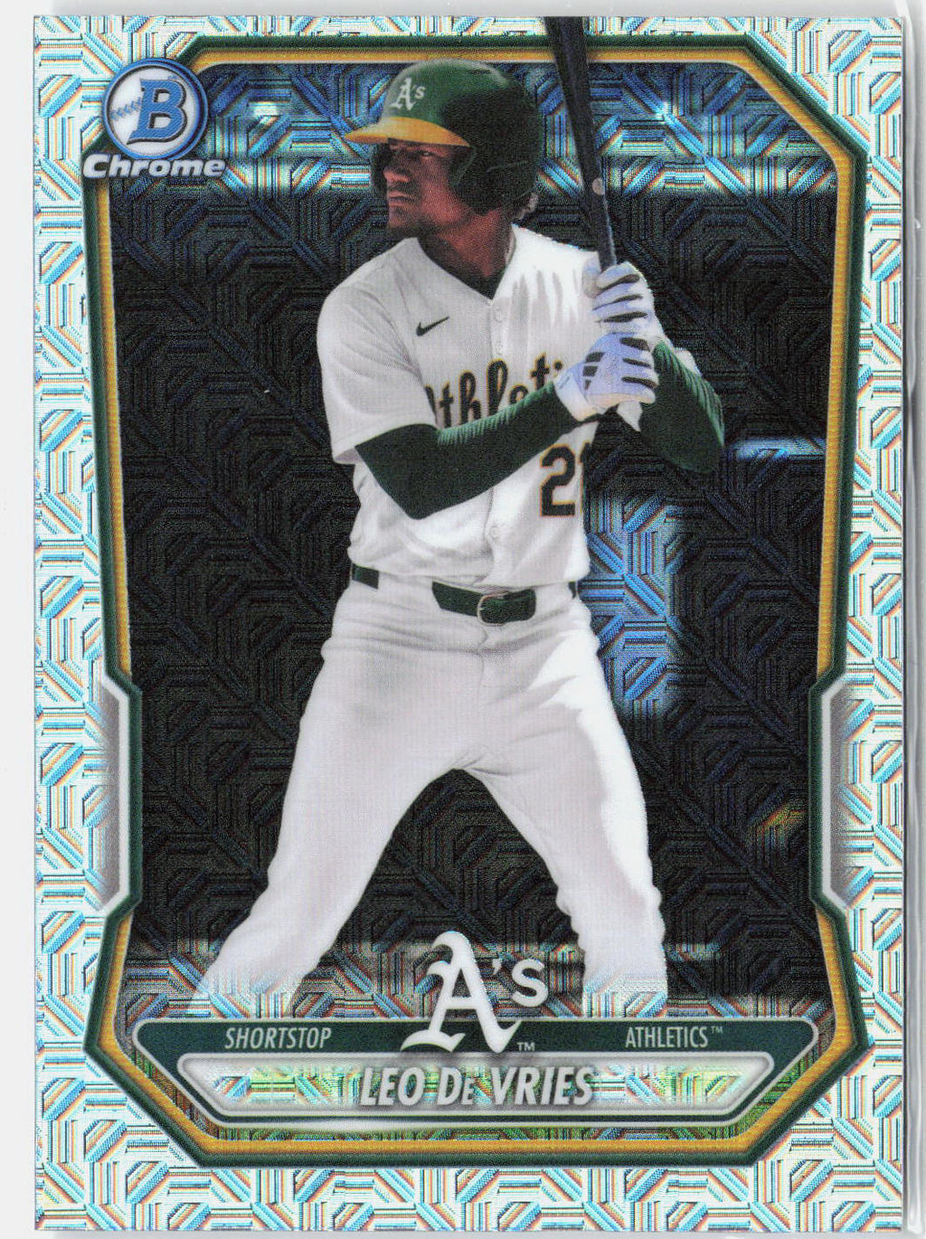 2026 Bowman Leo De Vries #BCP-63 Mojo Refractor