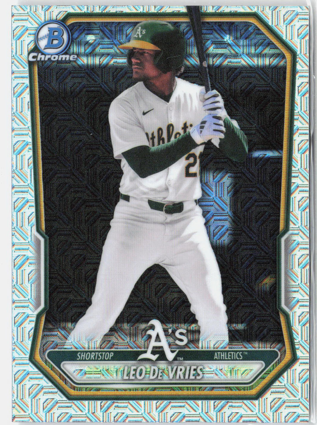 2026 Bowman Leo De Vries #BCP-63 Mojo Refractor