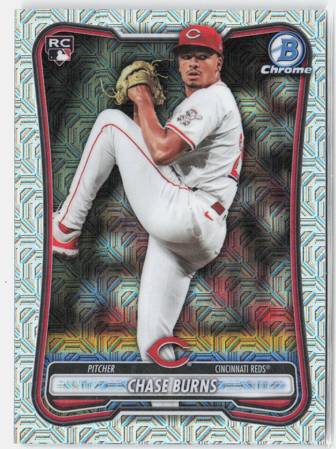 2026 Bowman Chase Burns #3 Mojo Refractor Rookie