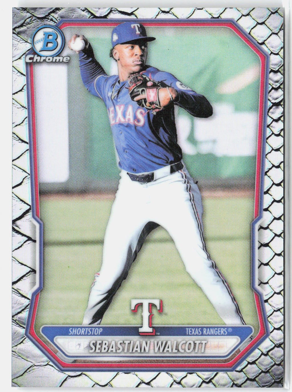 2026 Bowman Chrome Sebastian Walcott #BCP-51 Reptilian Refractor