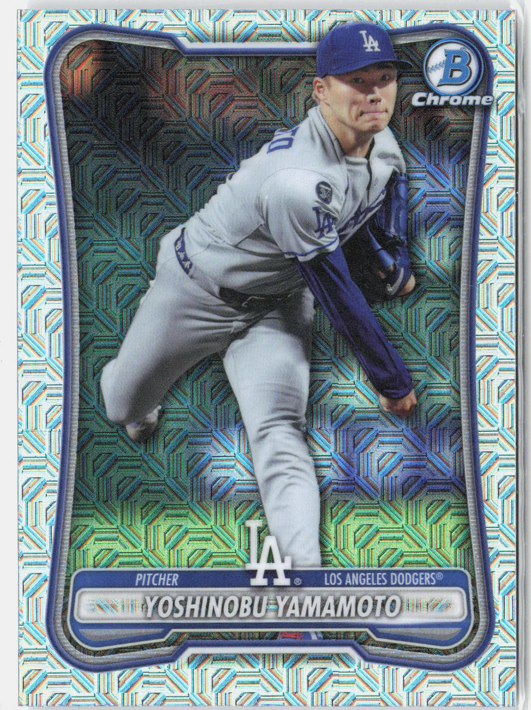 2026 Bowman Chrome Yoshinobu Yamamoto #2 Mojo Refractors