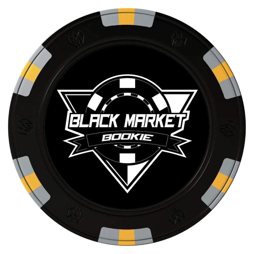 Black Clay Poker Chip