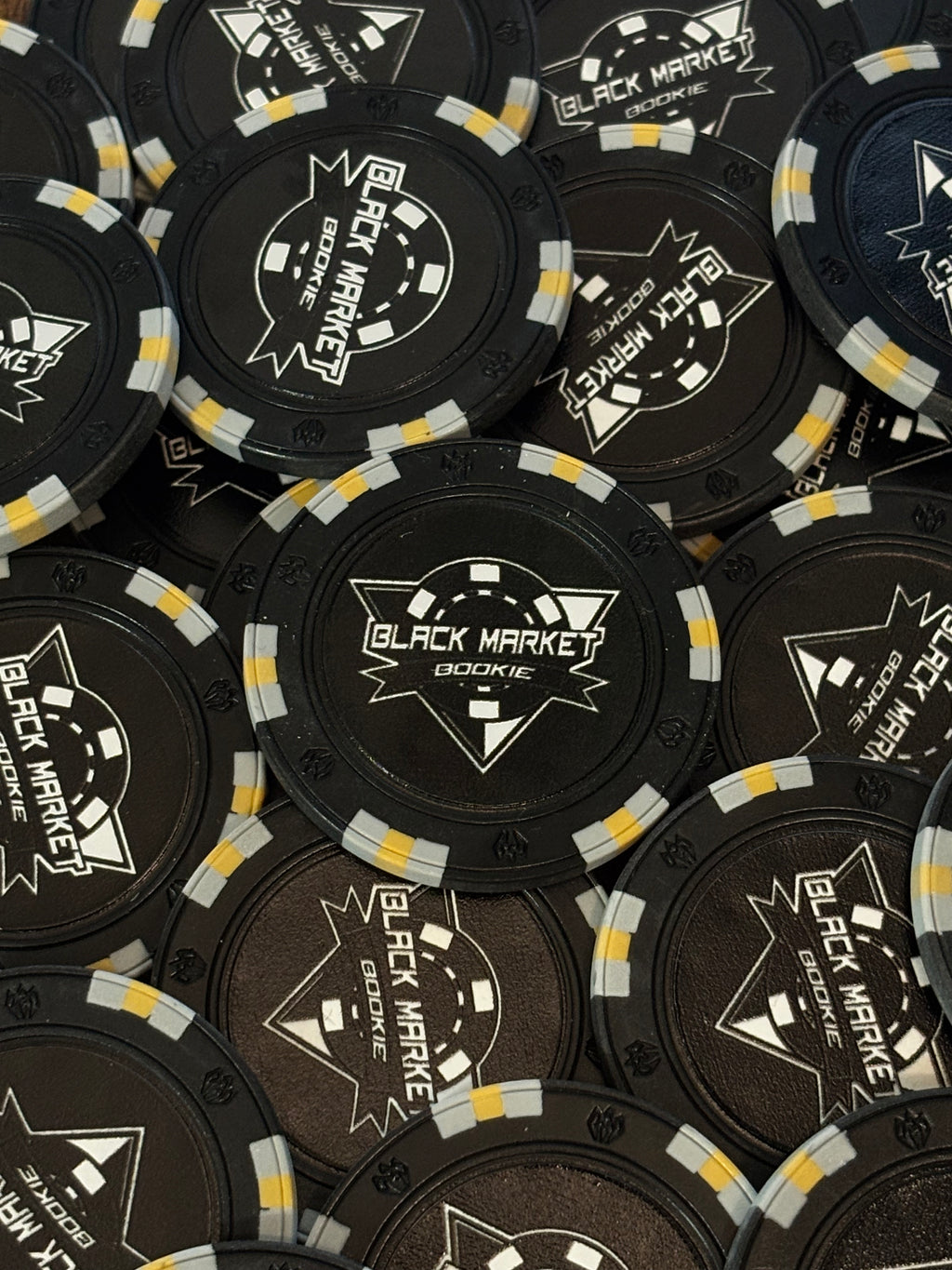 Black Clay Poker Chip