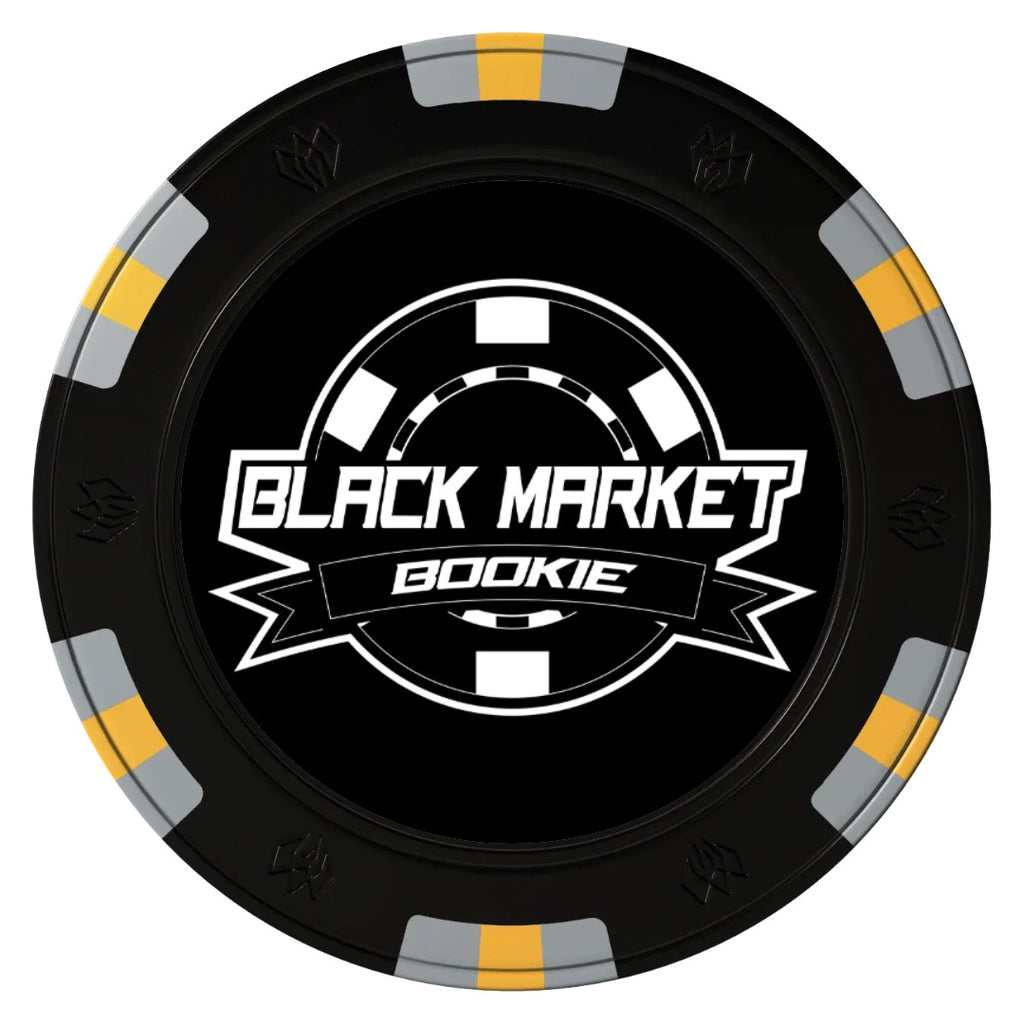 Black Clay Poker Chip