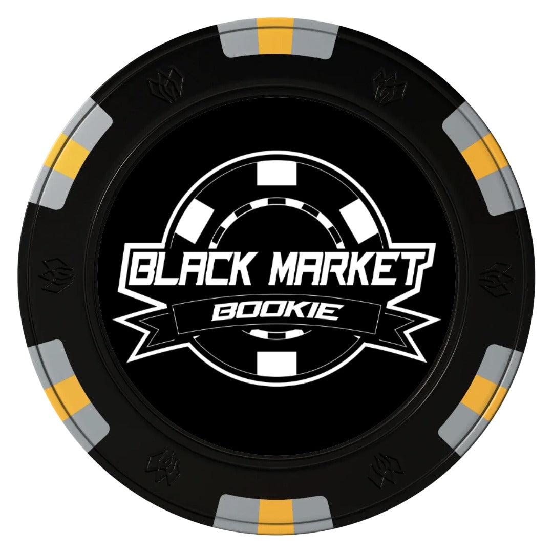 Black Clay Poker Chip