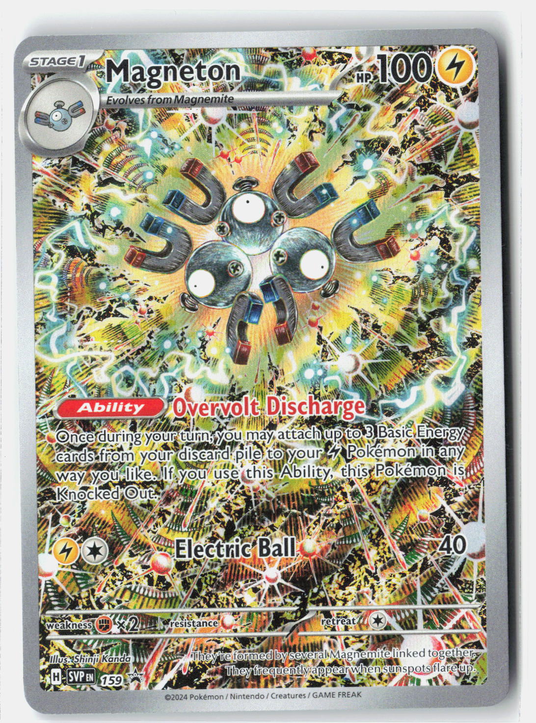 Magneton #159 Scarlet & Violet Black Star Promo