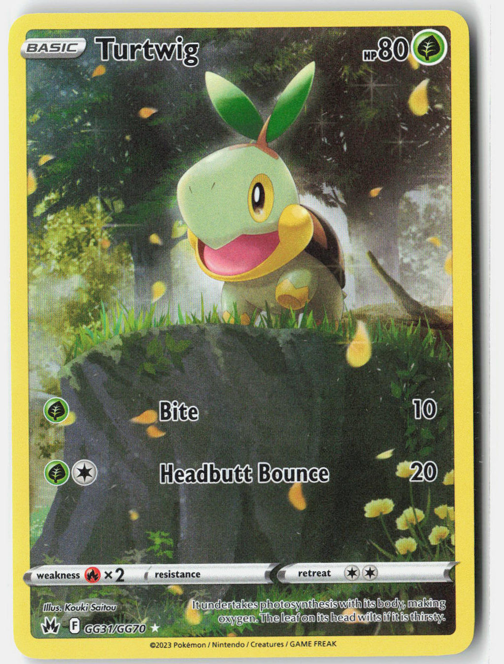 Turtwig #GG31/GG70 Crown Zenith
