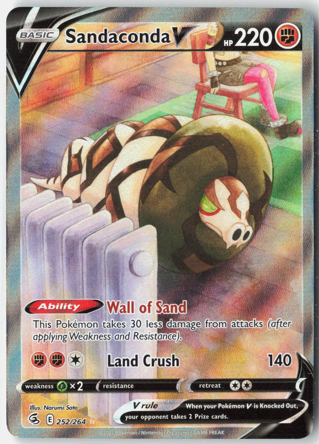 Sandaconda V #252/264 Fusion Strike
