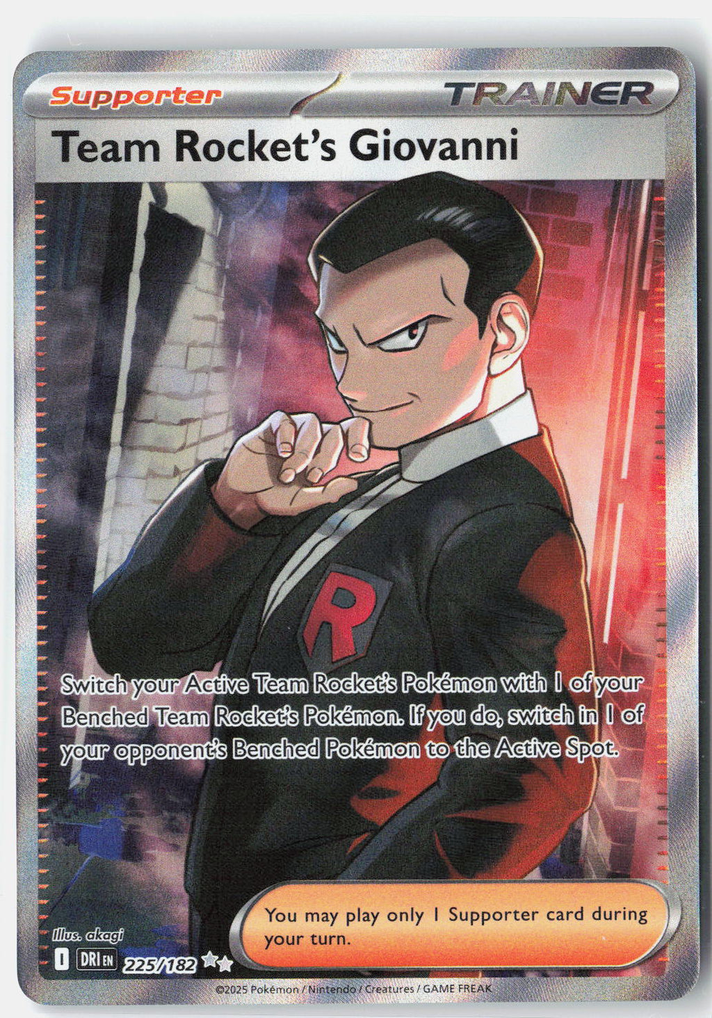 Team Rocket's Giovanni #225/182