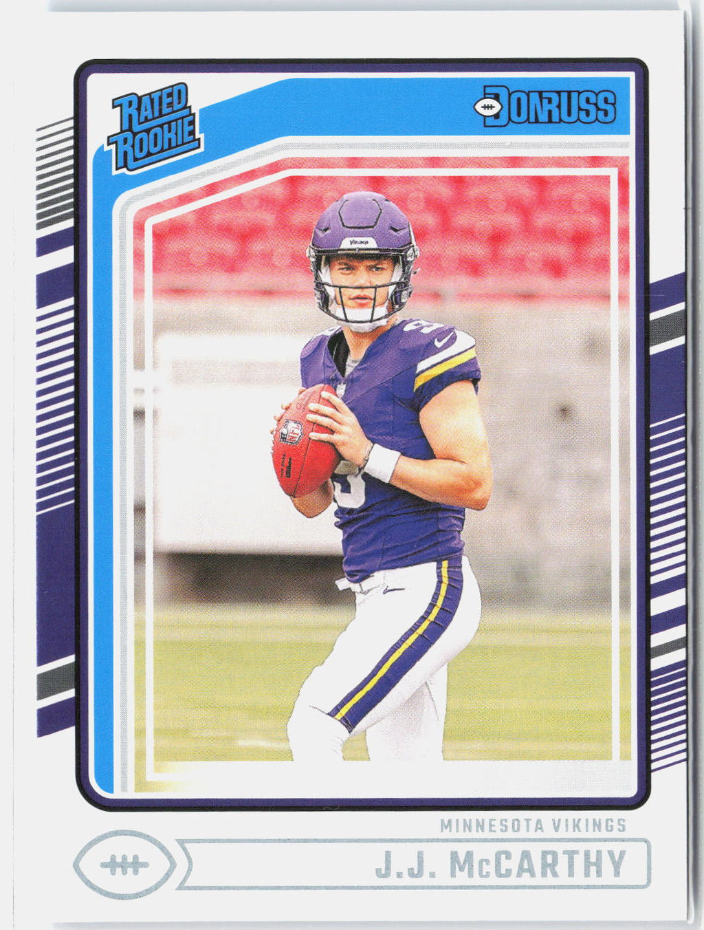 2024 Panini Donruss J.J. McCarthy #303 Base Rookie
