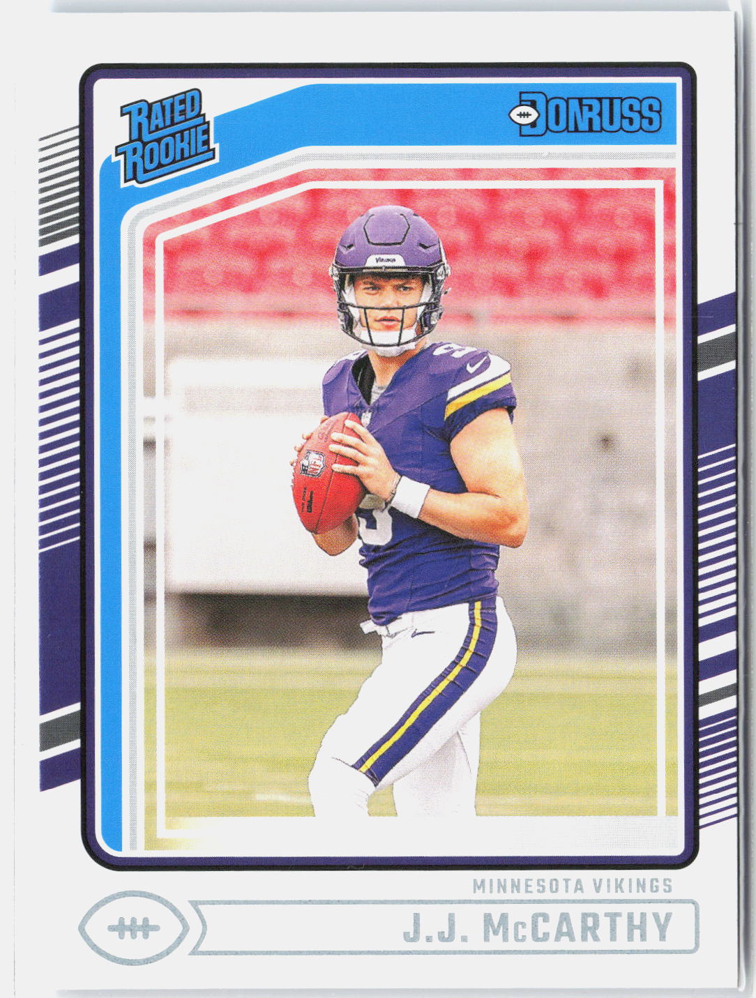 2024 Panini Donruss J.J. McCarthy #303 Base Rookie