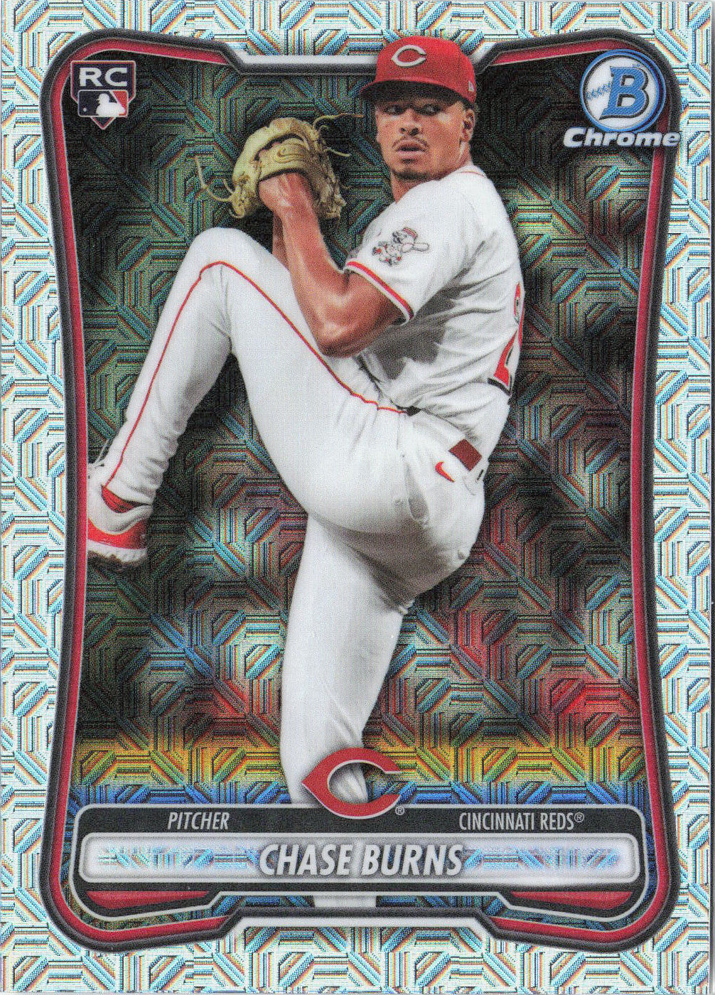 2026 Bowman Chase Burns #3 Mojo Refractor Rookie
