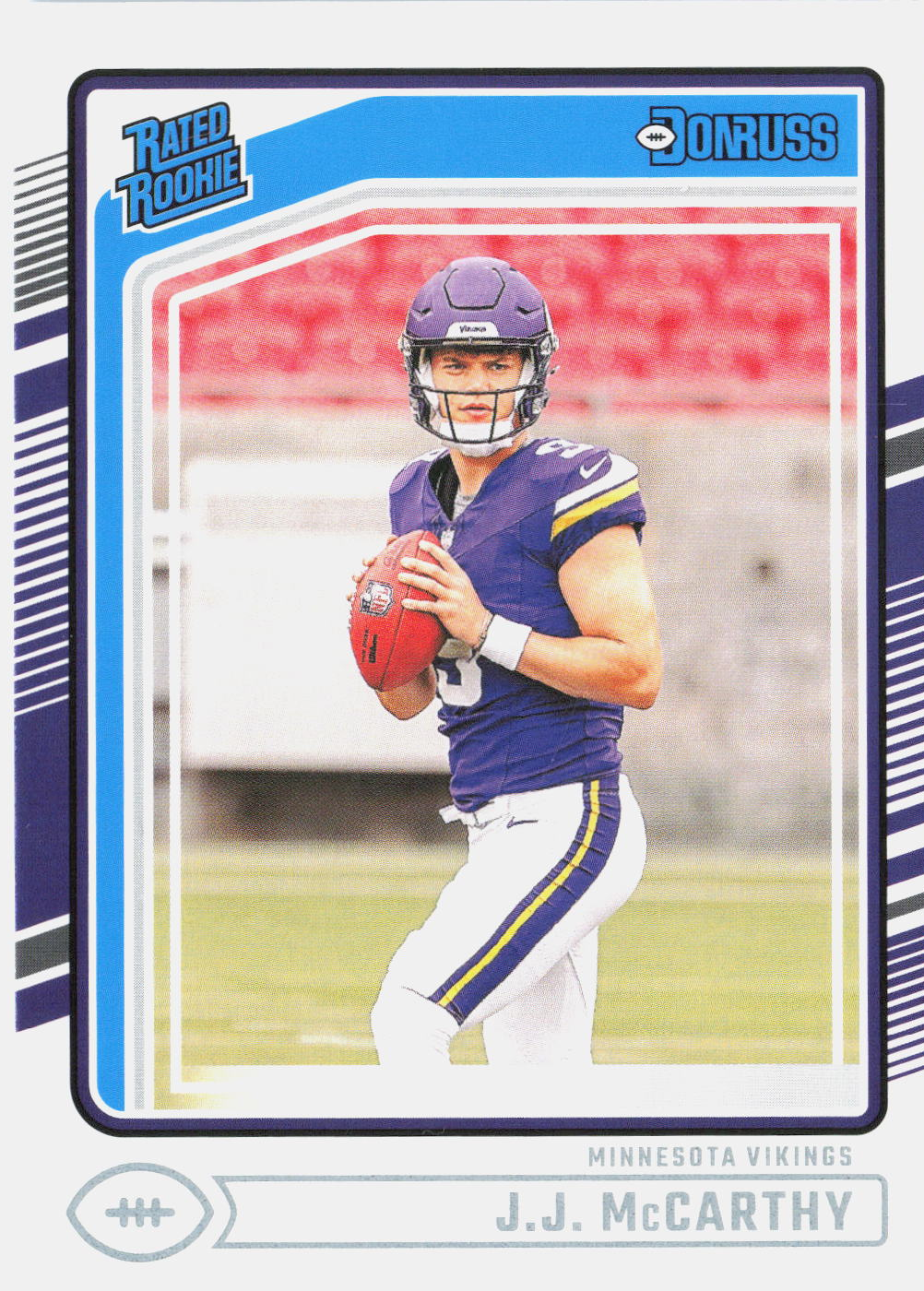 2024 Panini Donruss J.J. McCarthy #303 Base Rookie