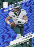 2023 Panini Donruss Jalen Hurts #44 Status Explosion Blue /625