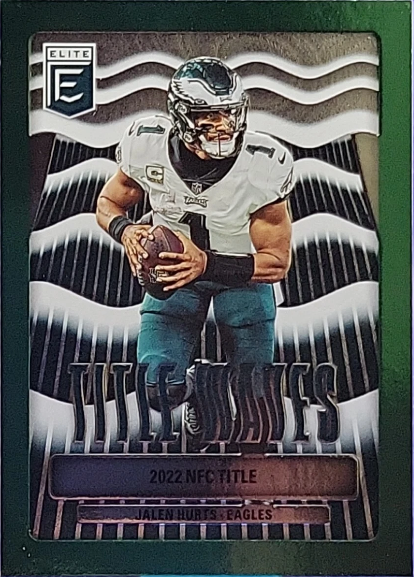 2023 Panini Donruss Elite Jalen Hurts #TW-10 Title Waves