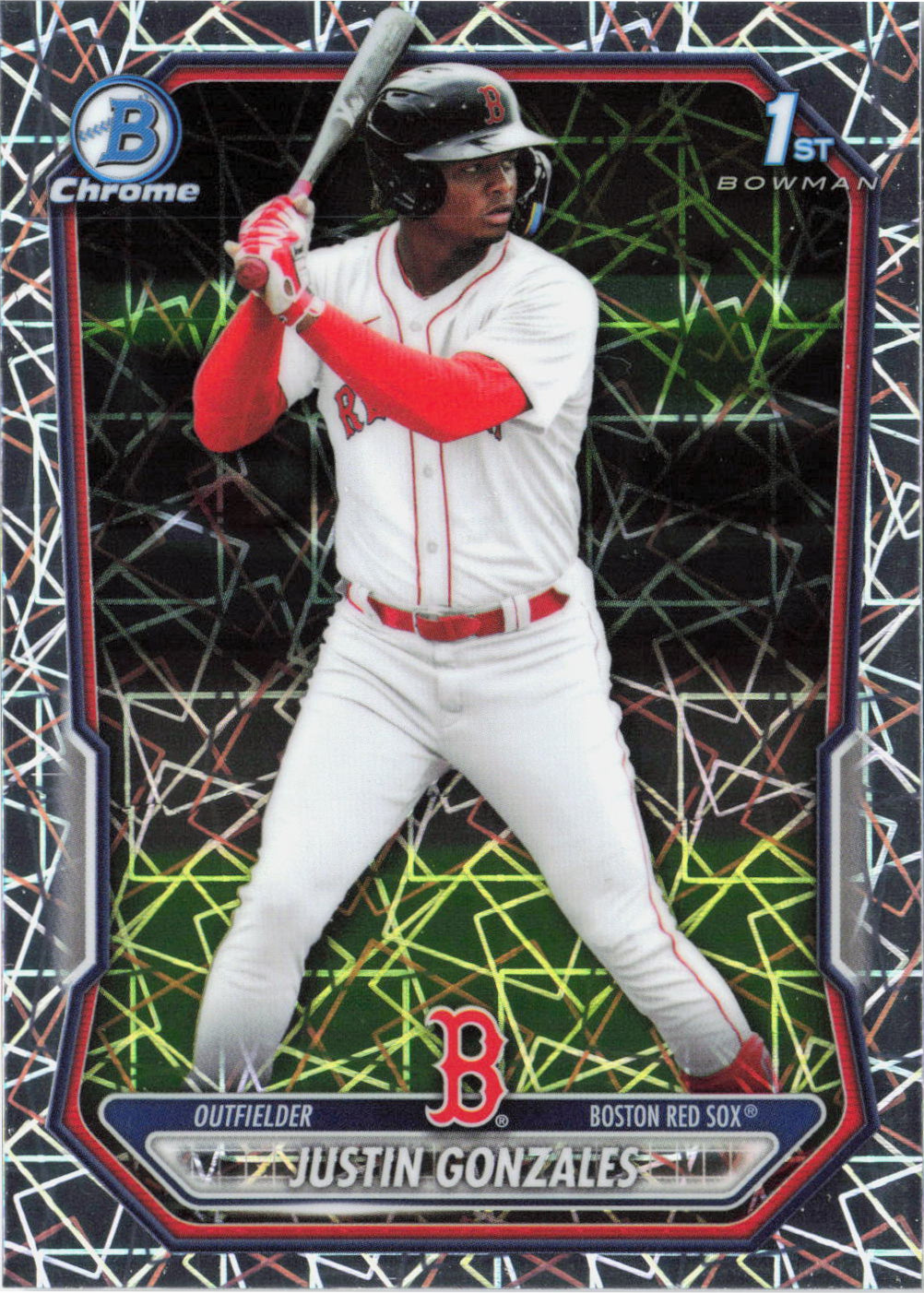 2026 Bowman Chrome Justin Gonzales #BCP-141 Lazer Refractor