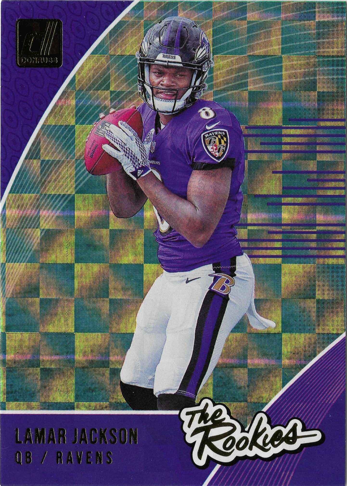 2018-19 Panini Donruss Lamar Jackson #R-17 "The Rookies"