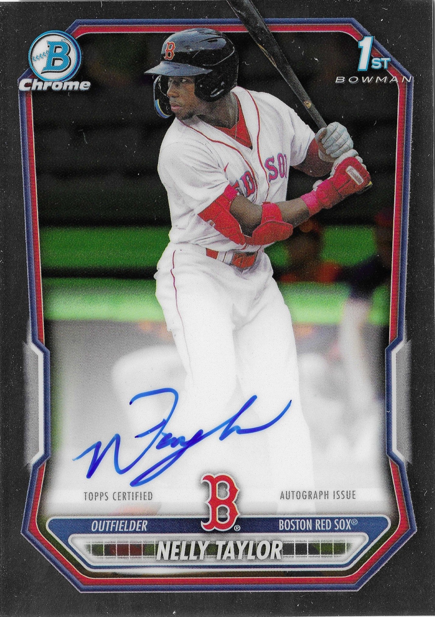2026 Bowman Nelly Taylor 1st Bowman #CPA-NT Chrome Prospect On-Card Auto