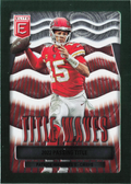 2023 Panini Donruss Elite Patrick Mahomes II #TW-1 Title Waves Green