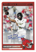 2025 Panini Score Shedeur Sanders #15 Rookie Auto