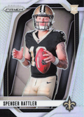 2024 Panini Prizm Spencer Rattler #37 Silver Prizm Rookie Variations