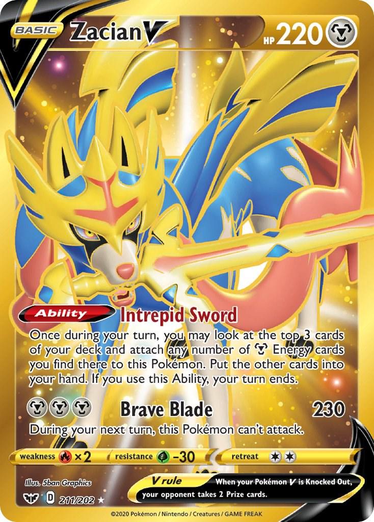 Zacian V #211/202 Sword & Shield